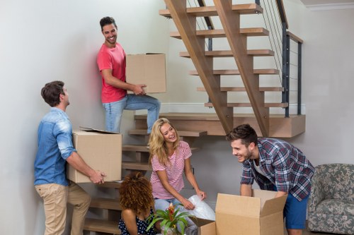 Local removals team handling a residential move in Tofrance