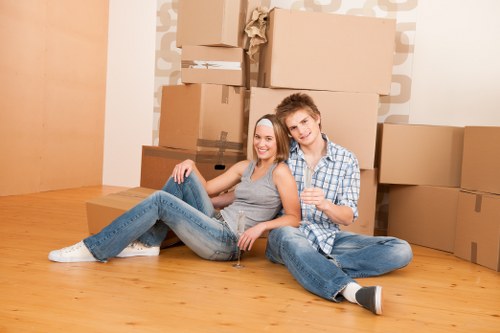 Responsible removals service and human rights commitment concept