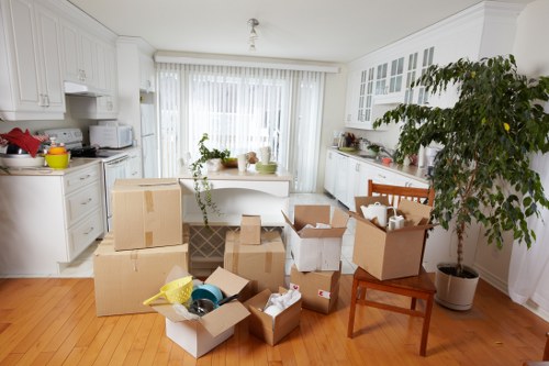 Local home moving team handling a residential move in Tofrance