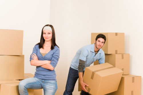 Commercial relocation items prepared for transport in Tofrance