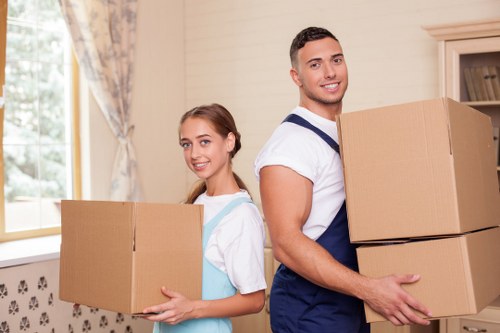 Commercial move using a removals van in Tofrance